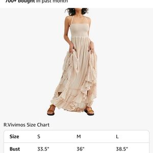 Elegant Cream Maxi Dress by